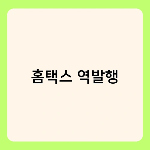 홈택스 역발행 3